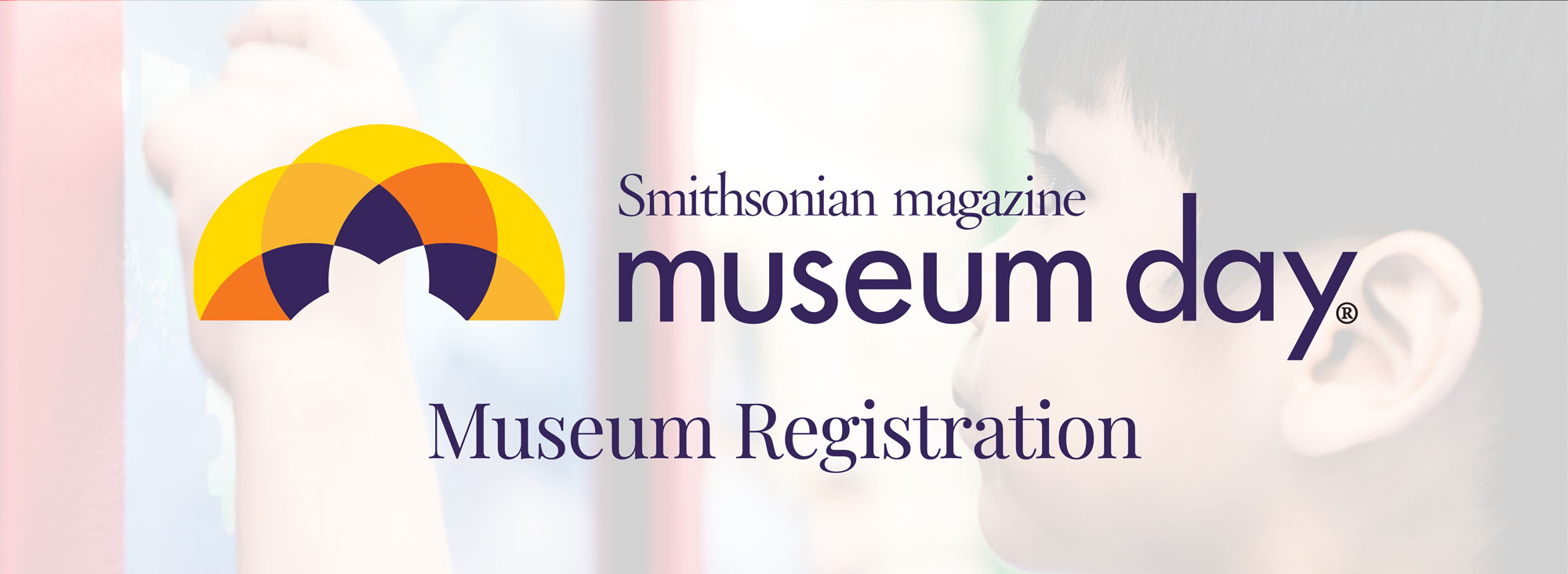 Museum Day registration banner